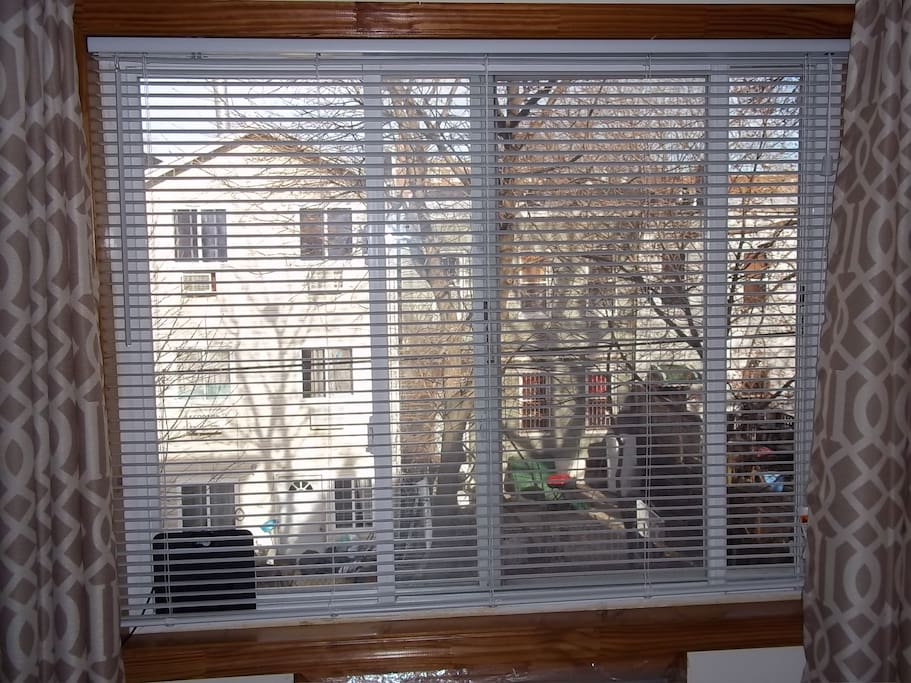 Window view with lots of sun shine