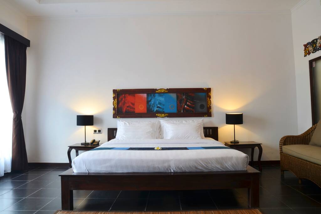 Double king size bed