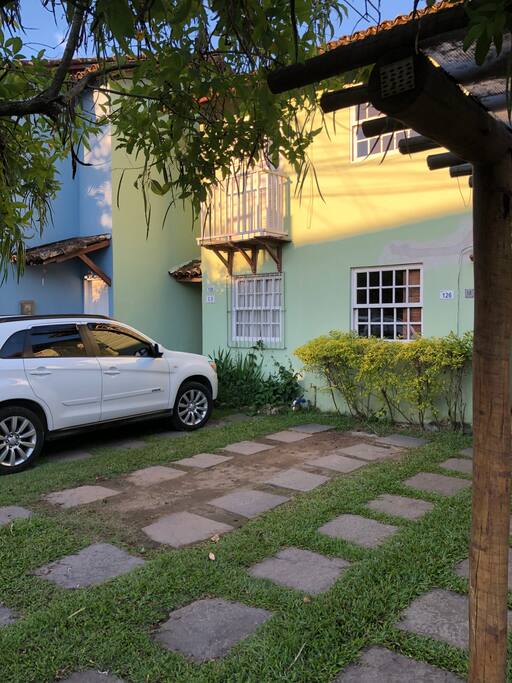 Vista da fachada da casa!