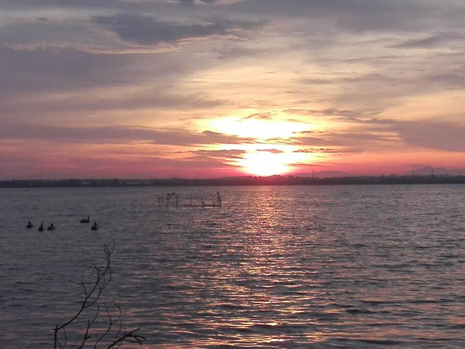 Sun rise at Nico Lagoon Hotel