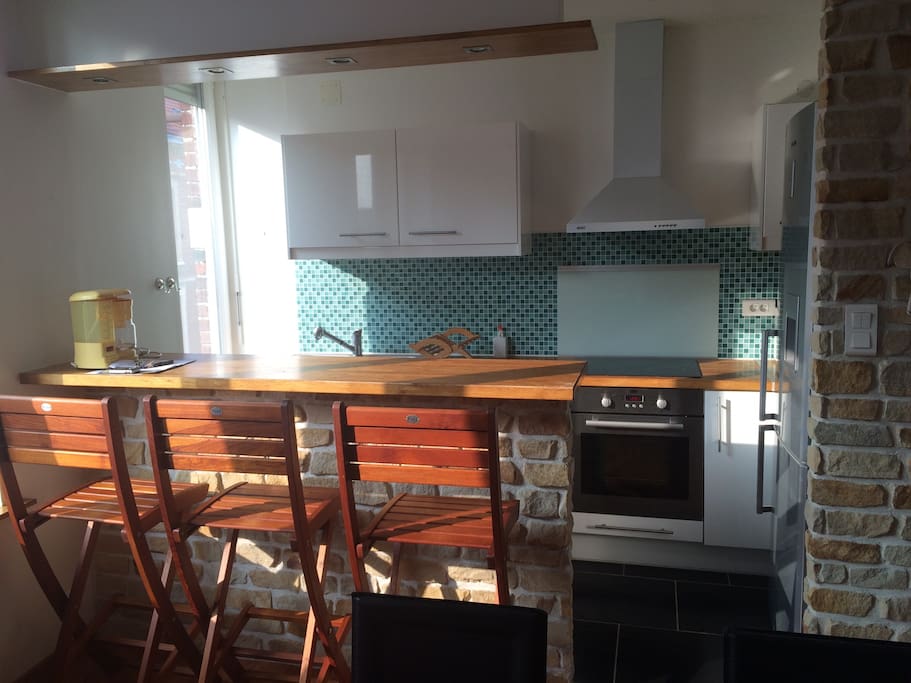 Kitchenette with all equipment , oven , microwaves , toaster , coffee machines x2 , kettle , fridge