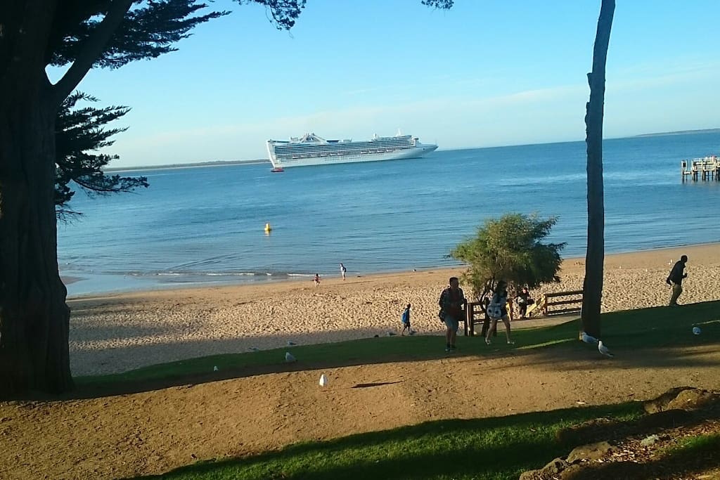 Cruise ship visiting cowes