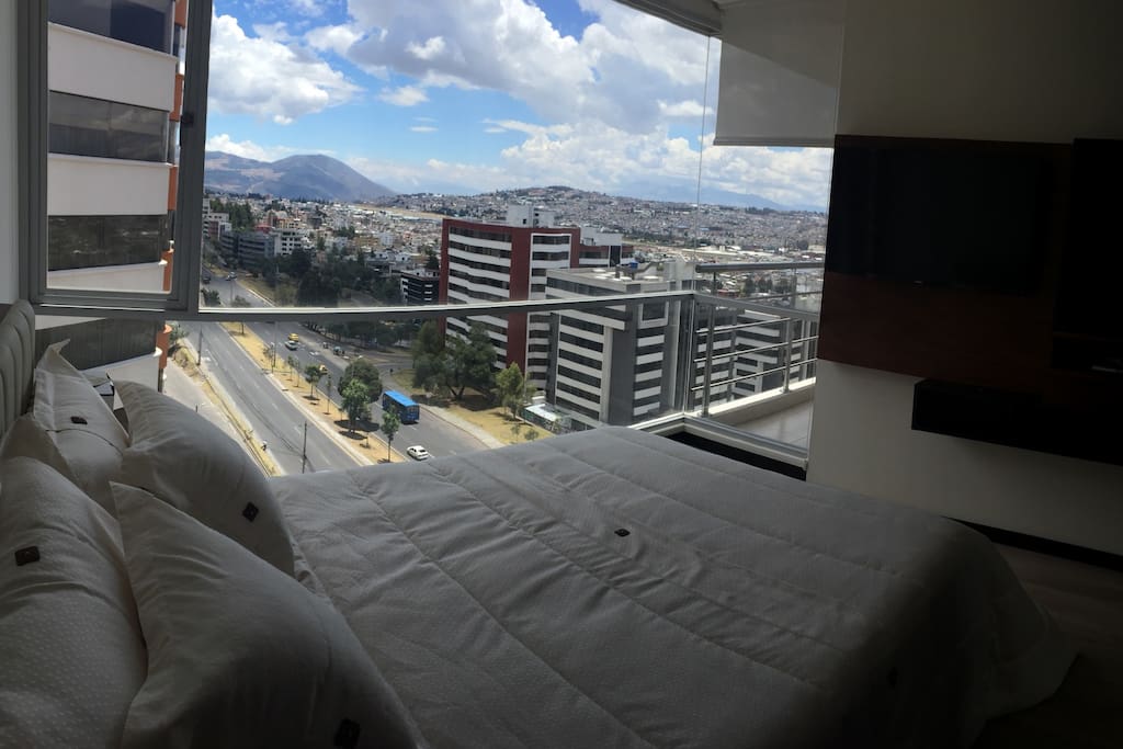 Unas increíbles vistas desde la cama.