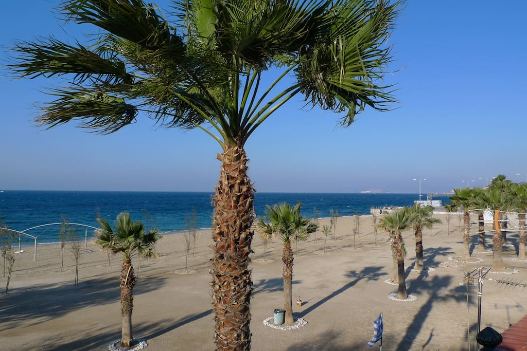 Nearest sandy beach is only 8 minutes walking...you can choose between private or public beaches