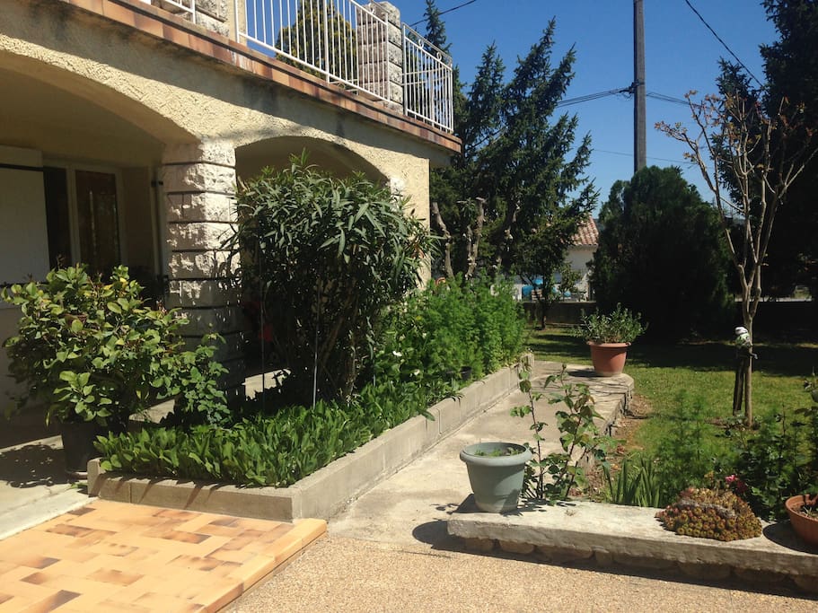 Terrasse et jardin