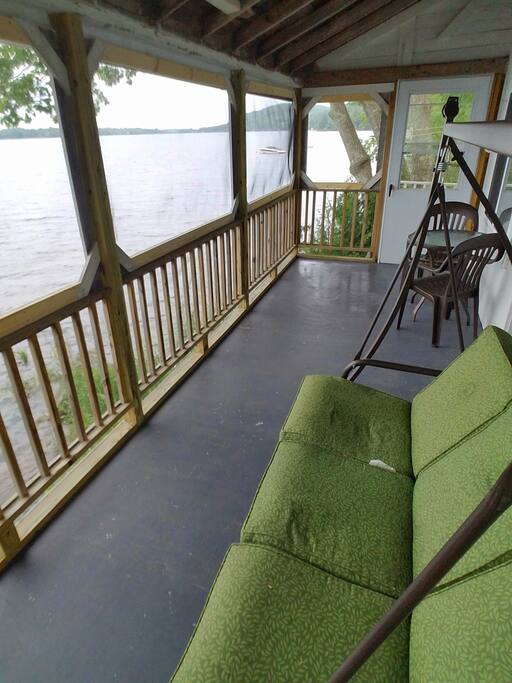 A very peaceful spot to sit and enjoy your morning coffee.