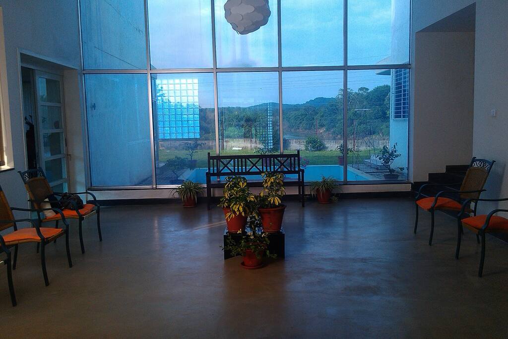 The entrance lobby