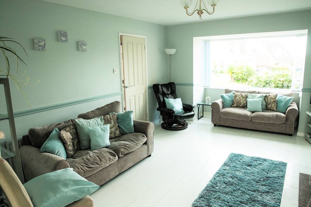 Lounge complete with massage chair