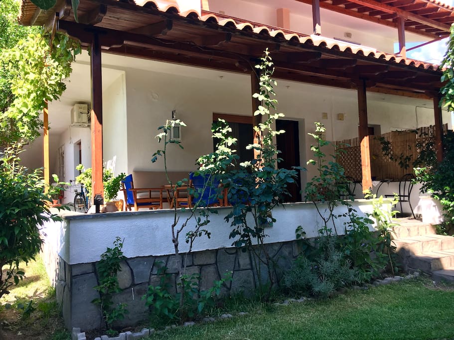 A big balcony
