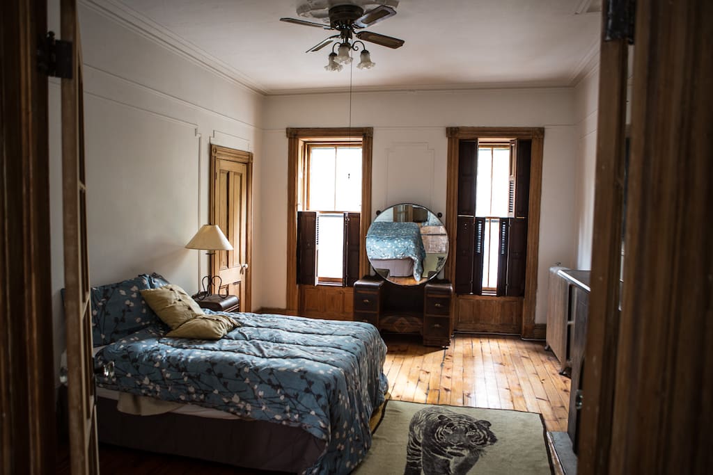 Master Bedroom with French doors.