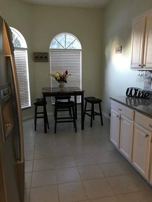 Feel free to sit and enjoy the neighborhood views. Most homes here are vacation rental properties.