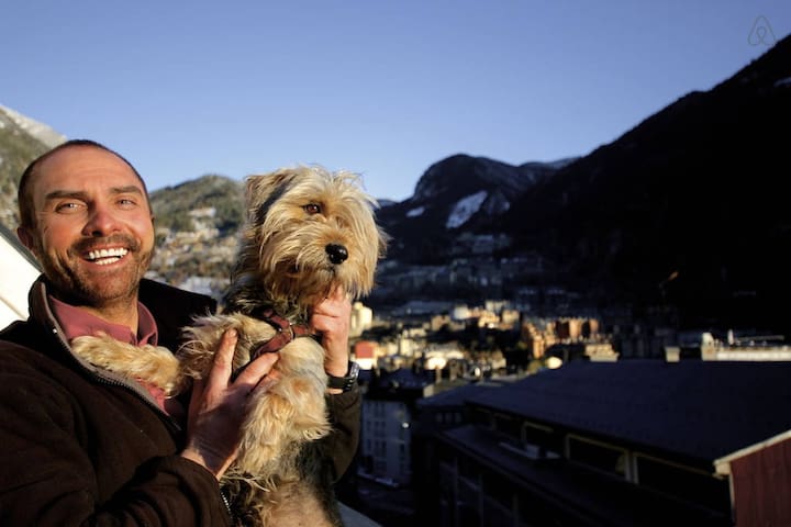 Estudio para 2 personas WIFI Modern con terrassa.