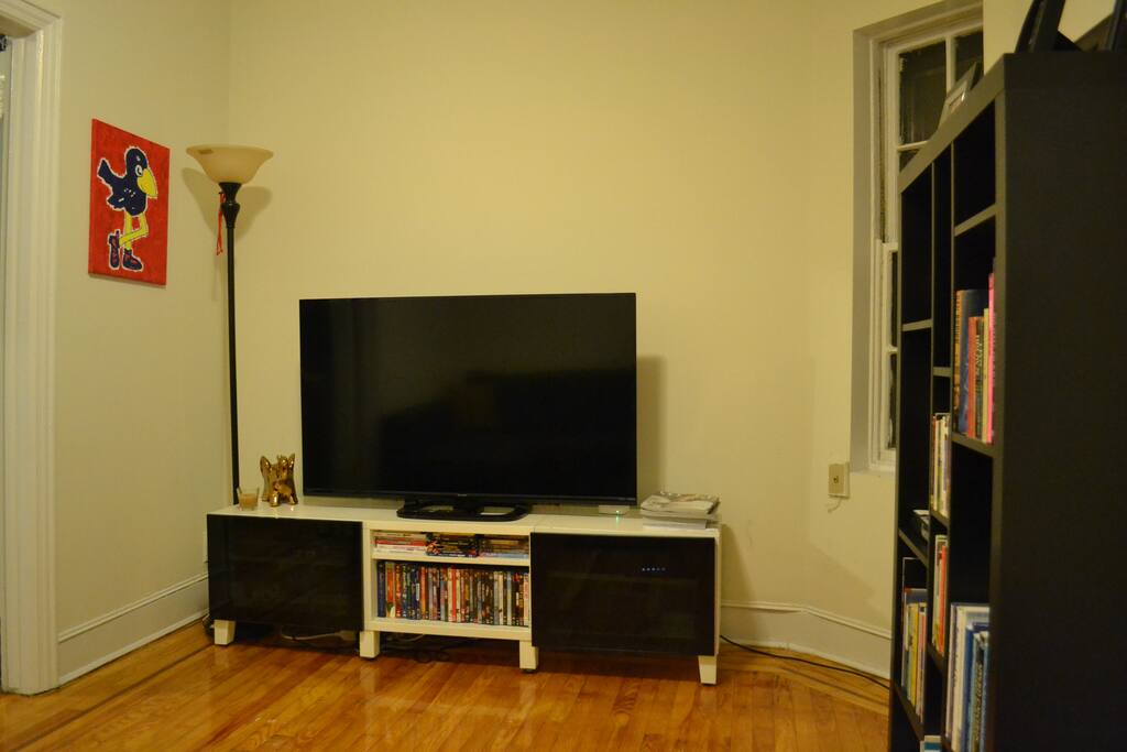 TV in living room.