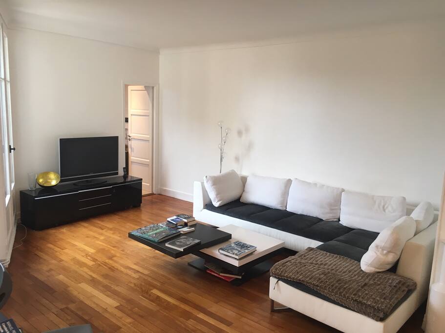 Bright and large living room