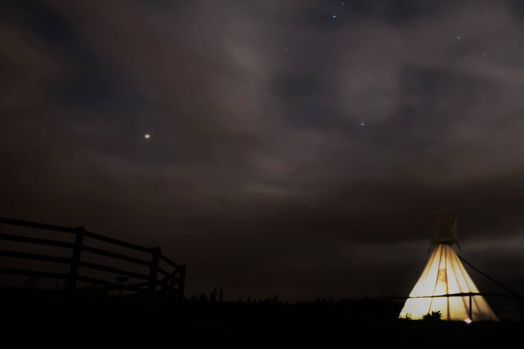 ... sleep in our five billion star hotel:)