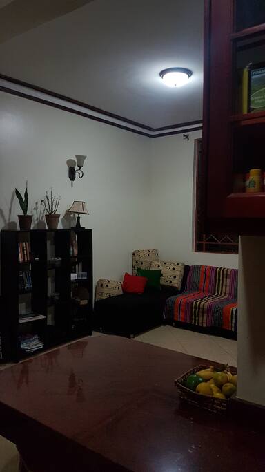 Open kitchen and living room
