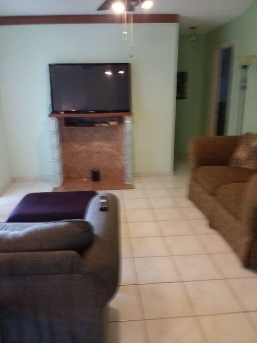 Comfy couch to watch tv.