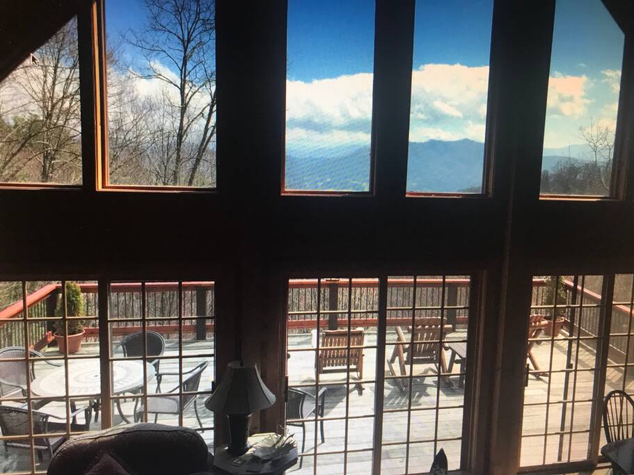 View from inside, on the loft