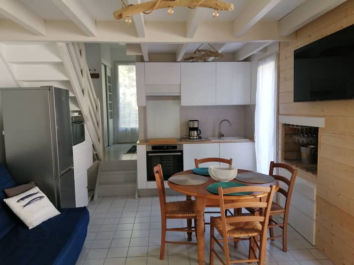 Maison Bord De Mer Et Proche Du Golf Avec Piscine - Plage de Moliets-et-Maa 