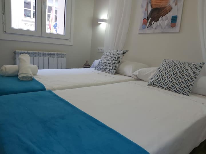 带套内卫生间的双人间