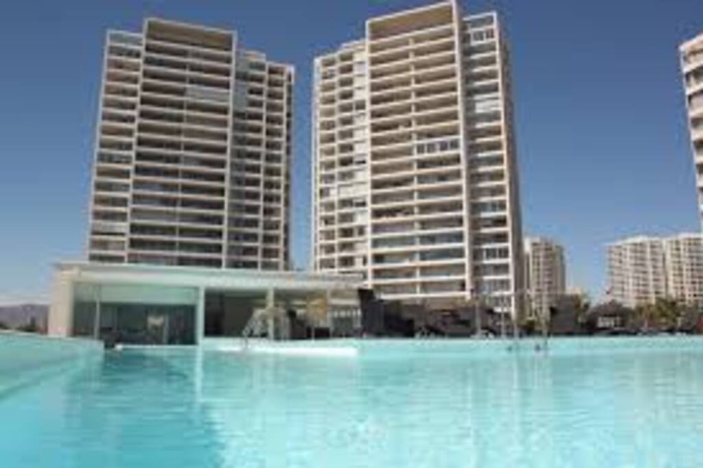 Vista desde piscina exterior