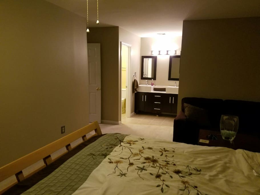 View of full room with love seat