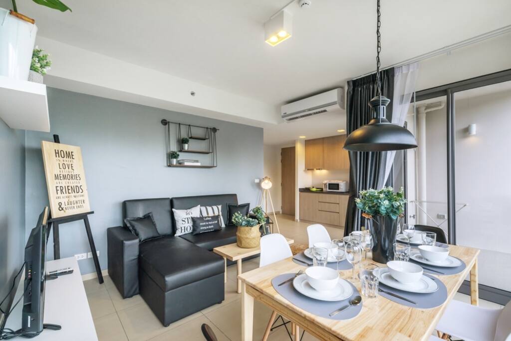 Living room and Dinning area
