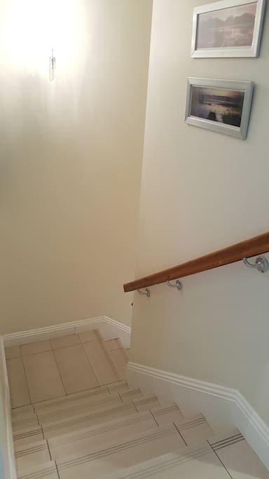 Stairs within the apartment No.3 St Bridget's