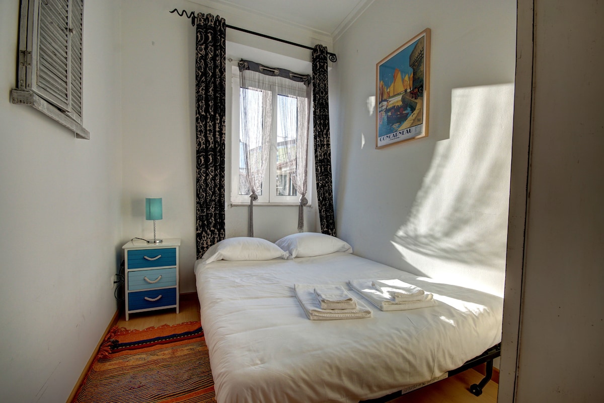 Rozkladacia pohovka v druhej spálni (na prízemí)