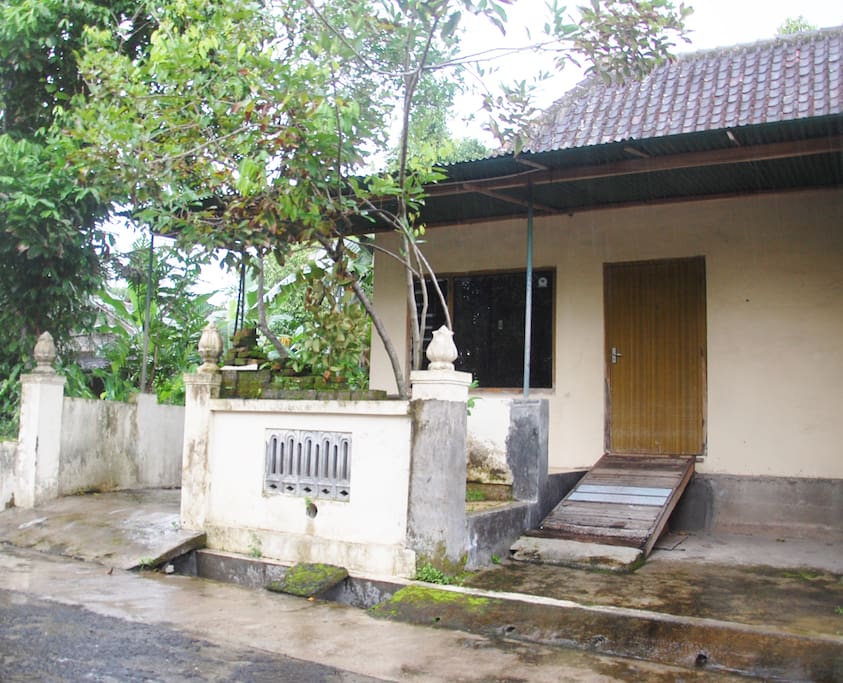 front side of the house
