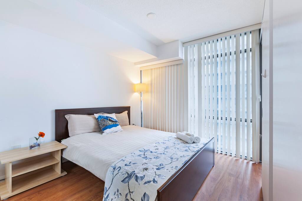 Natural light fills the bedrooms