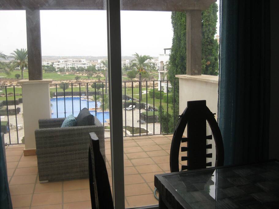 View from dining table