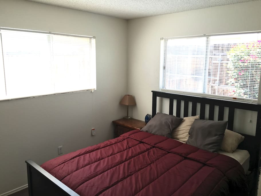 Comfortable bedroom and always freshly washed, clean linens!