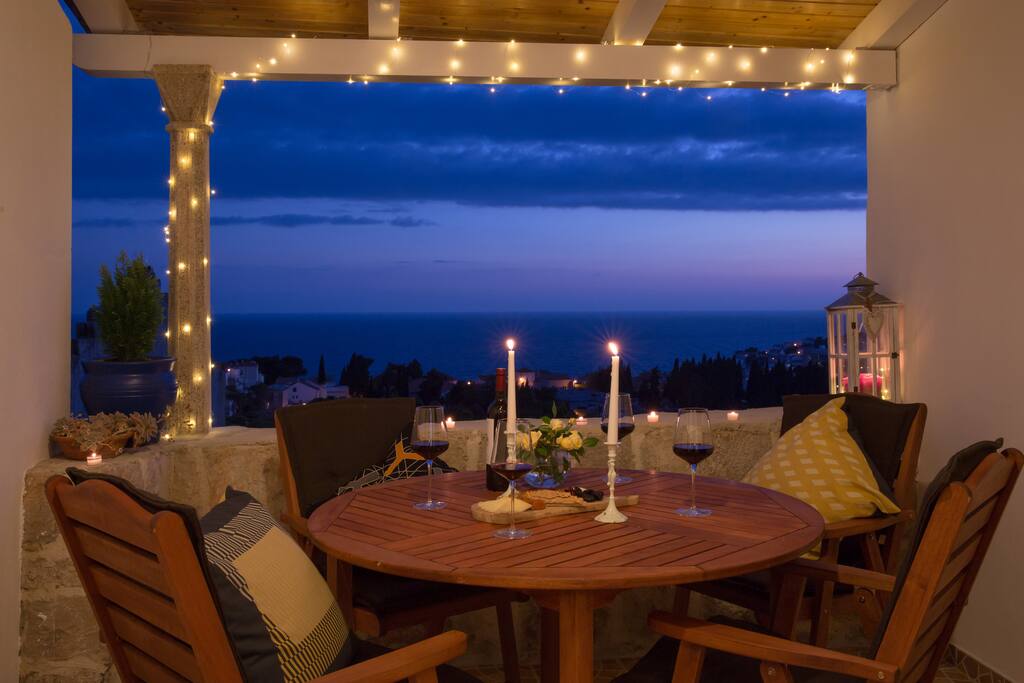 Covered terrace