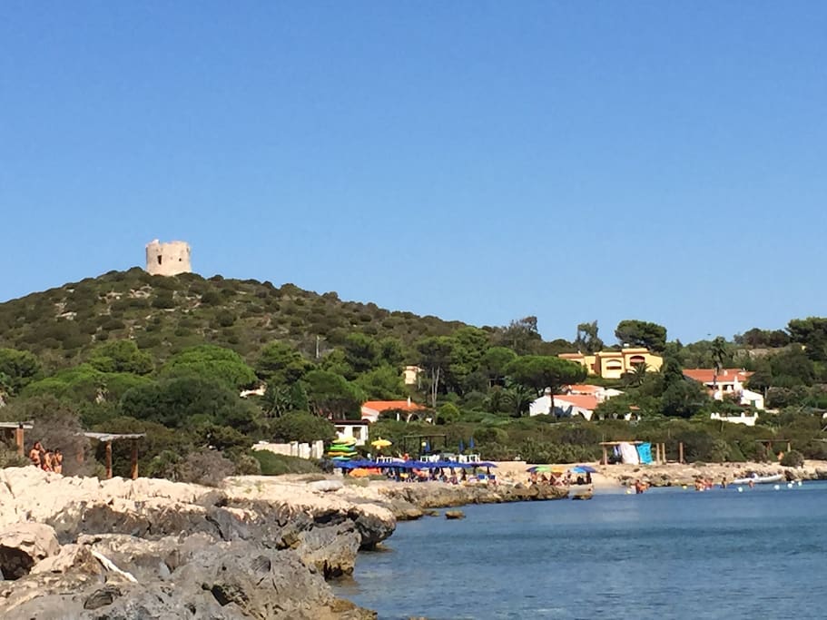 Il Villaggio visto dal mare- The village from the sea