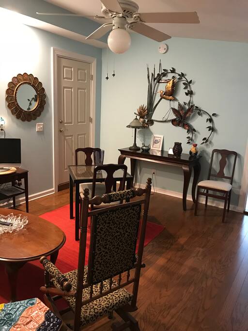 Living space from entrance