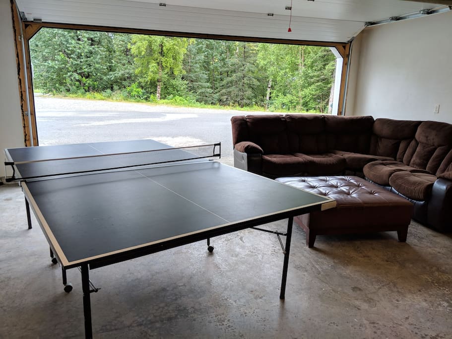 Garage Hangout with Ping Pong!