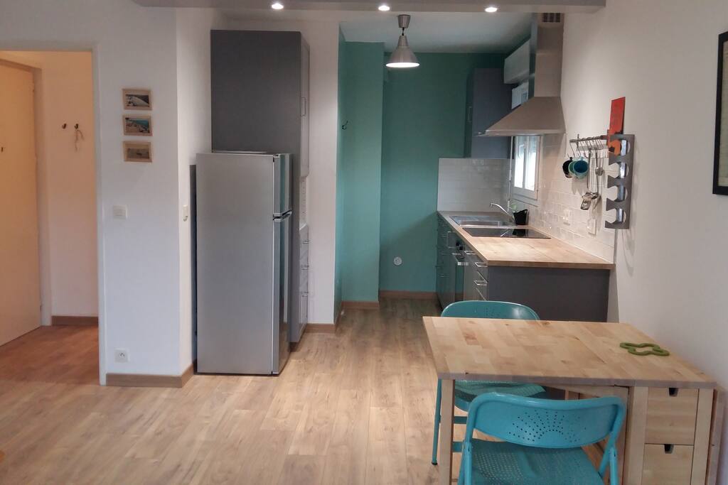 cuisine et table extensible