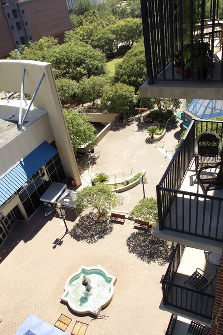 Balcony View of Kleman Plaza