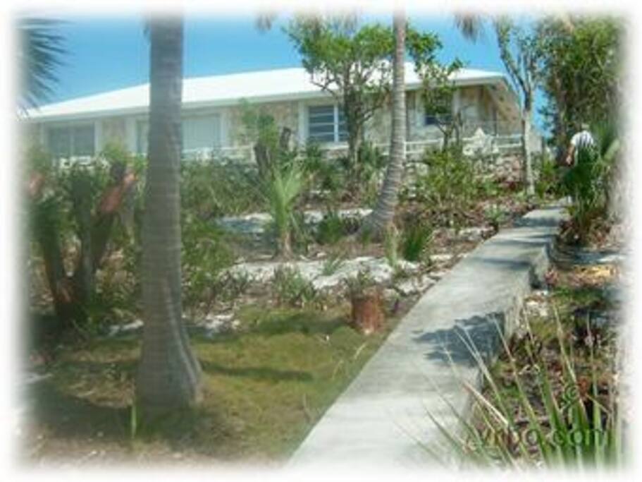 House coming from beach