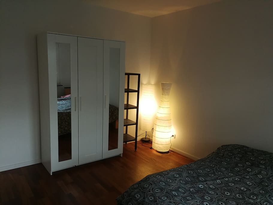 private bed room with closet
