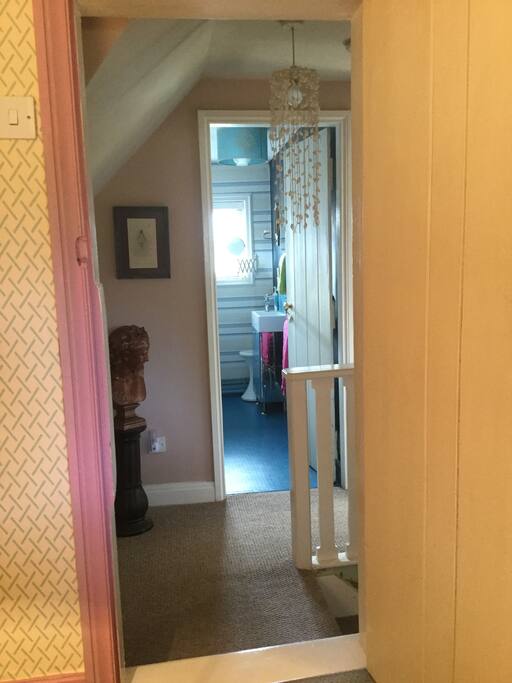 Looking into your private bathroom