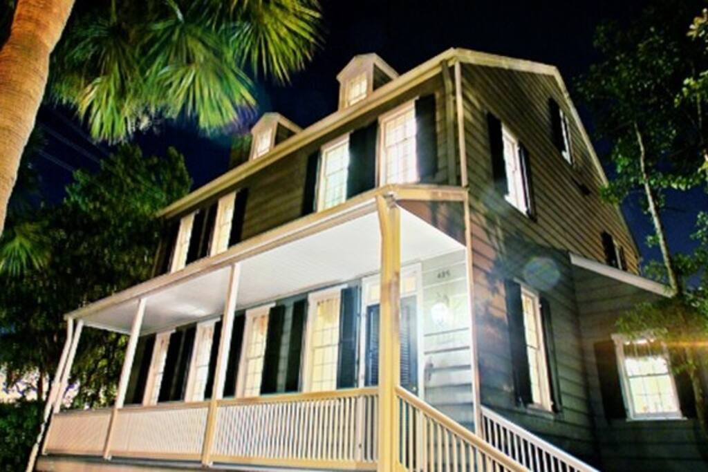 The front patio faces Emmet Park, and we provide chairs on the front porch so you may take in the festivities (St. Patrick's Parade) or maybe the Friday night fireworks.