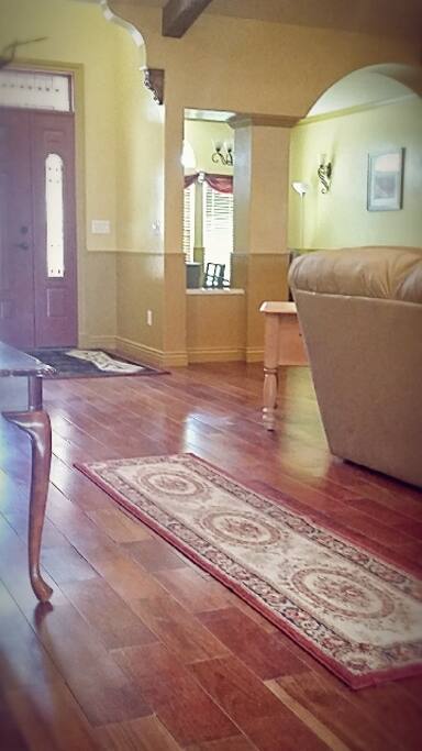 Beautifully appointed common living space