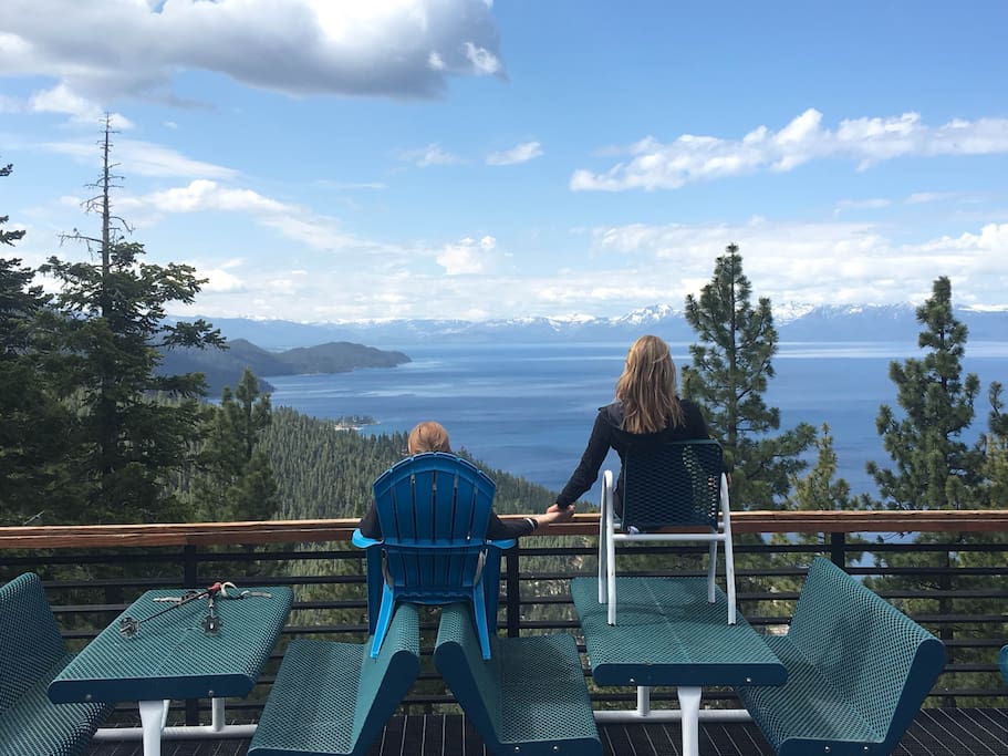 Quick and easy hike, enjoy the views at Diamond Peak, our local ski area