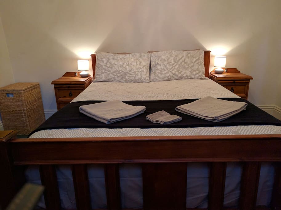 Another view of the master bed.