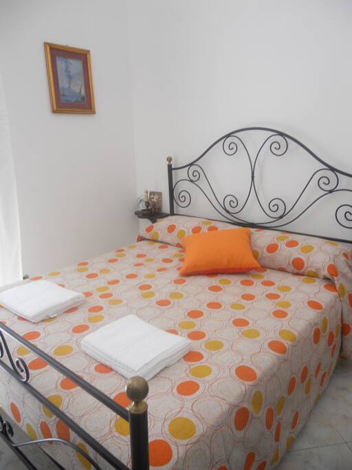 The room with towels and sheets