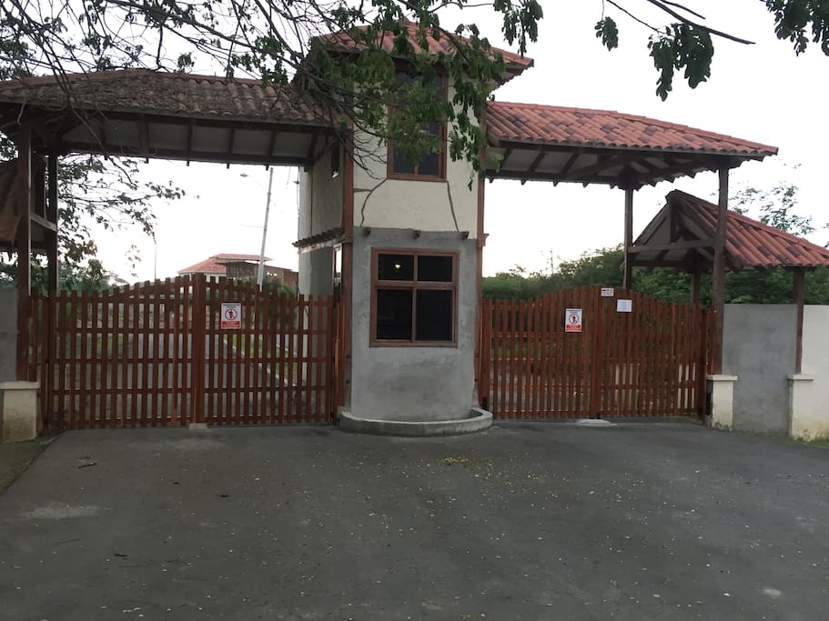 Entrance from main road