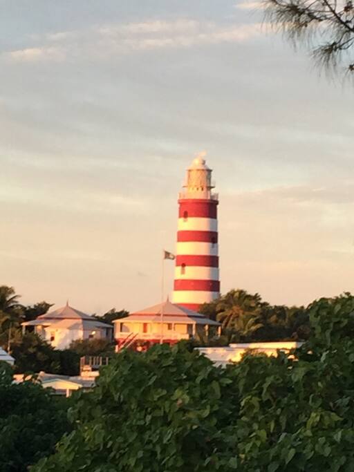 Hope Town Lighthouse from the Deck