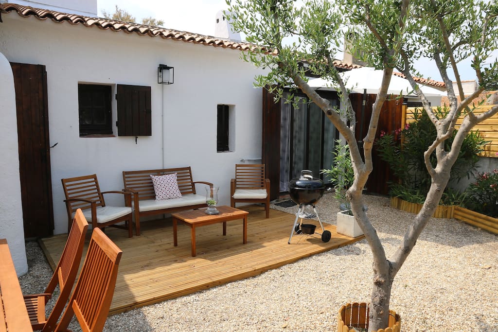 La terrasse coté Est